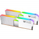 Thermaltake TOUGHRAM XG RGB Memory DDR4 3600MHz 16GB (8GB x2)-White - For Motherboard - 16 GB (2 x 8GB) - DDR4-3600/PC4-28800 DDR4 SDRAM - 3600 MHz - CL18 - 1.35 V - 288-pin - DIMM - Lifetime Warranty RG06D408GX2-3600C18B