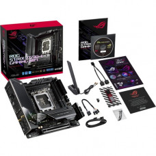 Asus ROG Strix Z690-I GAMING WIFI Gaming Desktop Motherboard - Intel Chipset - Socket LGA-1700 - Mini ITX - Pentium Gold, Celeron, Core i5, Core i7, Core i9, Core i3 Processor Supported - 64 GB DDR5 SDRAM Maximum RAM - DIMM, UDIMM - 4 x Memory Slots - IEE