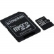 Kingston 16 GB Class 10/UHS-I microSDHC - 45 MB/s Read - 10 MB/s Write SDC10G2/16GBCP