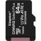 Kingston Canvas Select Plus 64 GB Class 10/UHS-I (U1) microSDXC - 1 Pack - 100 MB/s Read - Lifetime Warranty SDCS2/64GBSP