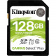 Kingston Canvas Select Plus 128 GB Class 10/UHS-I (U3) SDXC - 1 Pack - 100 MB/s Read - 85 MB/s Write - Lifetime Warranty SDS2/128GB