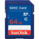 Sandisk 64 GB SDXC - Class 4 - 1 Card - EU RoHS, REACH Compliance SDSDB-064G-A46