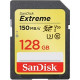 Sandisk Extreme 128 GB Class 10/UHS-I (U3) SDXC - 150 MB/s Read - 70 MB/s Write - Lifetime Warranty SDSDXV5-128G-ANCIN