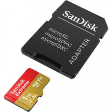Sandisk Extreme 1 TB Class 10/UHS-I (U3) microSDXC - 160 MB/s Read - 90 MB/s Write - Lifetime SDSQXA1-1T00-AN6MA
