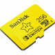 Sandisk 256 GB Class 10/UHS-I (U3) microSDXC - 100 MB/s Read - 90 MB/s Write - Lifetime Warranty SDSQXAO-256G-ANCZN