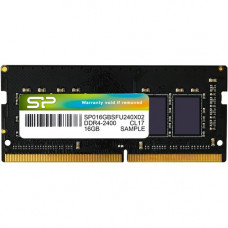 Silicon Power 16GB DDR4 SDRAM Memory Module - For Motherboard, Notebook - 16 GB (1 x 16GB) - DDR4-2400/PC4-19200 DDR4 SDRAM - 2400 MHz - CL17 - 1.20 V - Non-ECC - 260-pin - SoDIMM SP016GBSFU240X02