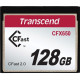 Transcend 128 GB CFast Card - 500 MB/s Read - 250 MB/s Write - 1 Card - 650x Memory Speed TS128GCFX650