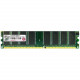 Transcend 1GB DDR SDRAM Memory Module - 1GB - 333MHz DDR333/PC2700 - DDR SDRAM - 184-pin DIMM TS128MLD64V3J