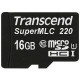 Transcend 16 GB microSDHC - Class 10/UHS-I (U1) - 95 MB/s Read - 75 MB/s Write1 Pack TS16GUSD220I