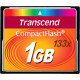 Transcend 1GB CompactFlash (CF) Card - 1 GB TS1GCF133