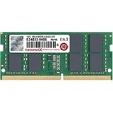 Transcend 8GB DDR4 SDRAM Memory Module - 8 GB - DDR4-2666/PC4-21333 DDR4 SDRAM - CL19 - 1.20 V - Unbuffered - 260-pin - SoDIMM TS1GSH64V6B