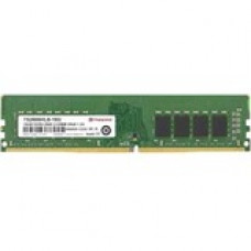 Transcend 8GB DDR4 SDRAM Memory Module - For Desktop PC - 8 GB (1 x 8 GB) - DDR4-2666/PC4-21300 DDR4 SDRAM - CL19 - 1.20 V - Unbuffered - 288-pin - DIMM TS2666HLB-8G