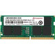 Transcend 8GB DDR4 SDRAM Memory Module - For Notebook - 8 GB - DDR4-3200/PC4-25600 DDR4 SDRAM - 3200 MHz Single-rank Memory - CL22 - 1.20 V - Non-ECC - Unbuffered - 260-pin - SoDIMM TS3200HSG-8G