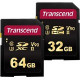 Transcend TS32GSDC700S 32 GB Class 10/UHS-II (U3) V90 SDHC - 25 Pack - 285 MB/s Read - 180 MB/s Write - 5 Year Warranty TS32GSDC700S