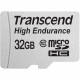 Transcend High Endurance 32 GB microSDHC - Class 10 - 21 MB/s Read - 20 MB/s Write TS32GUSDHC10V