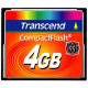 Transcend 4GB CompactFlash Card (133x) - 4 GB - RoHS Compliance TS4GCF133