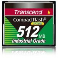 Transcend CF200I 512 MB CompactFlash - 1 Card - 200x Memory Speed TS512MCF200I