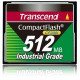 Transcend CF200I 512 MB CompactFlash - 1 Card - 200x Memory Speed TS512MCF200I