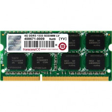 Transcend 4GB DDR3L 1333 SO-DIMM 2Rx8 - 4 GB DDR3 SDRAM - CL9 - 1.35 V - Unbuffered - 204-pin - SoDIMM TS512MSK64W3N