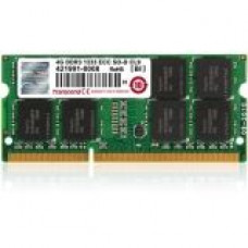 Transcend 4GB DDR3 1333 ECC-SO-DIMM CL9 2Rx8 - 4 GB DDR3 SDRAM - CL9 - ECC - Unbuffered - 204-pin - SoDIMM TS512MSK72V3N