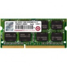 Transcend 8GB DDR3 SDRAM Memory Module - 8 GB (2 x 4 GB) - DDR3 SDRAM - 1600 MHz DDR3-1600/PC3-12800 - 1.50 V - Non-ECC - Unbuffered - 204-pin - SoDIMM TS8GJMA424H