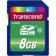Transcend 8 GB SDHC - Class 4 - 1 Card - RoHS Compliance TS8GSDHC4