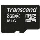 Transcend 8 GB microSDHC - Class 10 - 20 MB/s Read - 16 MB/s Write - 1 Card TS8GUSDC10M