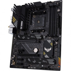 Asus TUF GAMING B550-PLUS (WI-FI) Desktop Motherboard - AMD Chipset - Socket AM4 - 128 GB DDR4 SDRAM Maximum RAM - DIMM, UDIMM - 4 x Memory Slots - Wireless LAN - IEEE 802.11 a/b/g/n/ac/ax - 6 x USB 3.1 Port - HDMI - 1 x RJ-45 - 6 x SATA Interfaces TUF GA