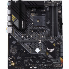 Asus TUF GAMING B550-PLUS Desktop Motherboard - AMD Chipset - Socket AM4 - 128 GB DDR4 SDRAM Maximum RAM - DIMM, UDIMM - 4 x Memory Slots - 6 x USB 3.1 Port - HDMI - 1 x RJ-45 - 6 x SATA Interfaces TUF GAMING B550-PLUS