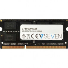 V7 4GB DDR3 PC3-10600 - 1333mhz SO DIMM Notebook Memory Module - 106004GBS - For Notebook - 4 GB - DDR3-1333/PC3-10600 DDR3 SDRAM - CL9 - Unbuffered - 204-pin - SoDIMM 106004GBS