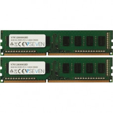 V7 8GB DDR3 SDRAM Memory Module - 8 GB (2 x 4 GB) - DDR3-1600/PC3-12800 DDR3 SDRAM - CL11 - 1.50 V - Non-ECC - Unbuffered - 240-pin - DIMM K128008GBD