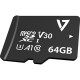 V7 64 GB microSDXC - 95 MB/s Read - 30 MB/s Write VPMD64GU3