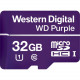 Western Digital WD Purple WDD032G1P0A 32 GB Class 10/UHS-I (U1) microSDHC - 100 MB/s Read - 60 MB/s Write - 3 Year Warranty WDD032G1P0A