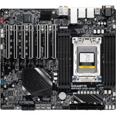 Gigabyte WRX80-SU8-IPMI Server Motherboard - AMD Chipset - Socket LGA-4094 - SSI CEB - Ryzen Threadripper PRO Processor Supported DDR4 SDRAM Maximum RAM - DIMM, RDIMM - 8 x Memory Slots - 4 x SATA Interfaces WRX80-SU8-IPMI