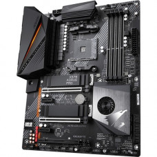 Gigabyte Technologies Aorus Ultra Durable X570 AORUS PRO WIFI Desktop Motherboard - AMD Chipset - Socket AM4 - 128 GB DDR4 SDRAM Maximum RAM - DIMM, UDIMM - 4 x Memory Slots - Gigabit Ethernet - Wireless LAN - IEEE 802.11 a/b/g/n/ac/ax - 6 x USB 3.1 Port 