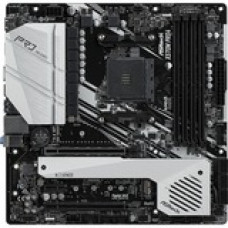 ASRock X570M Pro4 Desktop Motherboard - AMD Chipset - Socket AM4 - 128 GB DDR4 SDRAM Maximum RAM - DIMM, UDIMM - 4 x Memory Slots - Gigabit Ethernet - 7 x USB 3.1 Port - HDMI - 1 x RJ-45 - 8 x SATA Interfaces X570M PRO4