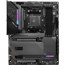 Micro-Star International  MSI MPG X570S CARBON MAX WIFI Desktop Motherboard - AMD Chipset - Socket AM4 - ATX - Ryzen 3, Ryzen 5, Ryzen 7, Ryzen 5 Pro, Ryzen 7 PRO, Ryzen 3 PRO, Ryzen 9 Processor Supported - 128 GB DDR4 SDRAM Maximum RAM - DIMM, UDIMM - 4 