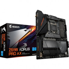 Gigabyte Technologies Aorus Ultra Durable Z590 AORUS PRO AX Desktop Motherboard - Intel Chipset - Socket LGA-1200 - Intel Optane Memory Ready - ATX - Pentium Gold, Celeron, Core i5, Core i7, Core i9, Core i3 Processor Supported - 128 GB DDR4 SDRAM Maximum