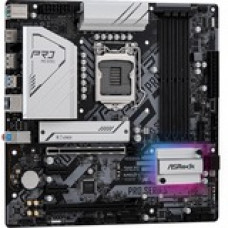 ASRock Z590M Pro4 Desktop Motherboard - Intel Chipset - Socket LGA-1200 - Intel Optane Memory Ready - Micro ATX - Celeron, Core i3, Core i5, Core i7, Core i9, Pentium Gold Processor Supported - 128 GB DDR4 SDRAM Maximum RAM - DIMM, UDIMM - 4 x Memory Slot