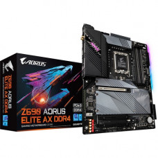 Gigabyte Technologies Aorus Z690 AORUS ELITE AX DDR4 Gaming Desktop Motherboard - Intel Chipset - Socket LGA-1700 - Intel Optane Memory Ready - ATX - Celeron, Core i3, Core i5, Core i7, Core i9, Pentium Gold Processor Supported - 128 GB DDR4 SDRAM Maximum