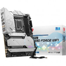 Micro-Star International  MSI MPG Z690 FORCE WIFI Desktop Motherboard - Intel Chipset - Socket LGA-1700 - Intel Optane Memory Ready - ATX - Pentium Gold, Celeron, Core i5, Core i7, Core i9 Processor Supported - 128 GB DDR5 SDRAM Maximum RAM - DIMM, UDIMM 