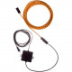 Panduit SmartZone G5 Rope Fluid Leak Sensor - Water Detection - Rack Mountable - Black ED001
