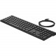 HP Wired Desktop 320K Keyboard - Cable Connectivity - USB Interface - English - Notebook - Windows - Mechanical Keyswitch 10D41AV#ABA