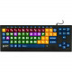 Ergoguys Ablenet Kinderboard Large Key Keyboard Wired color-coded Keys - Cable Connectivity - USB 2.0 Interface - Windows, Android, Mac OS - Black, Yellow 12000019