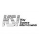 Key Source International KSI-1801 SX W WHITE COMPACT 104 USB KB W/ CLEANING BUTTON AND BACKLIT 1801 SX W