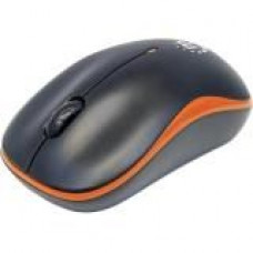 Manhattan Success Wireless Optical Mouse - Optical - Wireless - Radio Frequency - Orange, Black - USB - 1000 dpi - Notebook - Scroll Wheel - 3 Button(s) 179409