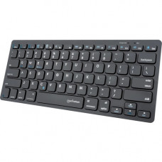 Manhattan Ultra Slim Wireless Keyboard - Wireless Connectivity - Bluetooth - 78 Key Windows Key, Mac Features Hot Key(s) - QWERTY Layout - Tablet, Desktop Computer, Smartphone - Windows, Mac OS, Android - Scissors Keyswitch - AAA Battery Size Supported - 