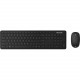 Microsoft Bluetooth Desktop for Business - Wireless Bluetooth English - Matte Black - Wireless Bluetooth Mouse - Optical - 1000 dpi - 4 Button - Scroll Wheel - QWERTY - Matte Black - Office Key, Search, Emoji Hot Key(s) - AA, AAA - Compatible with Noteboo