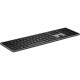 HP 975 Dual-Mode Wireless Keyboard - Wireless Connectivity - Bluetooth - 2.40 GHz - Notebook - PC, Mac - Black 3Z726AA#ABA