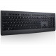 Lenovo Keyboard - Wireless Connectivity - RF - USB Interface - Spanish (Latin America) - Compatible with Notebook, Tablet, Desktop Computer - Mechanical - Black 4X30H56876